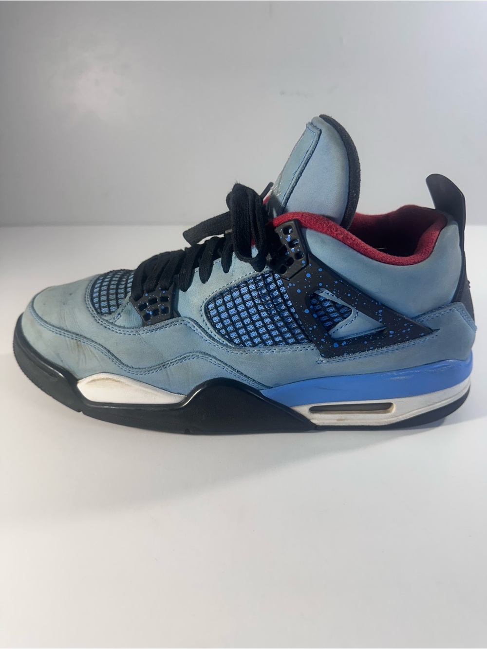 Air Jordan 4 Retro Travis Scott Cactus Jack Blue 308497-406 Men’s 10.5